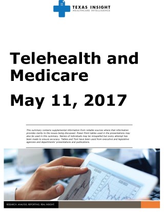 Telehealth and Medicare Cover Image