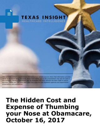 The Hidden Cost and Expense of Thumbing your Nose at Obamacare Cover Image