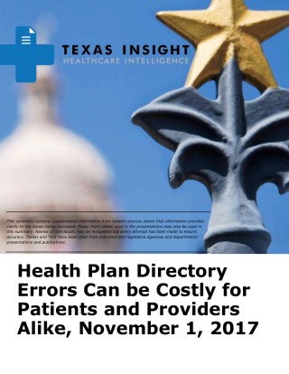 Health Plan Directory Errors Can be Costly for Patients and Providers Alike Cover Image