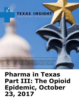 Pharma in Texas Part III: The Opioid Epidemic Cover Image