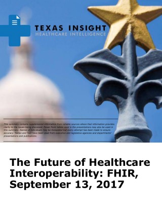 The Future of Healthcare Interoperability: FHIR Cover Image