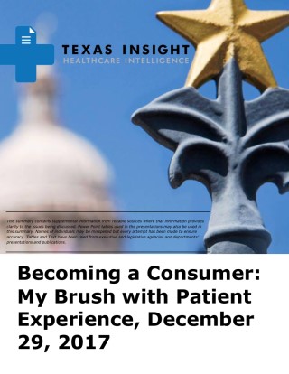 Becoming a Consumer: My Brush with Patient Experience Cover Image