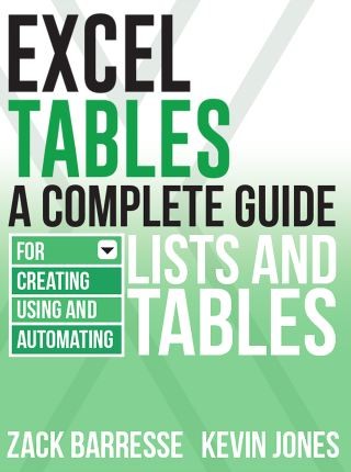 Excel Tables Cover Image