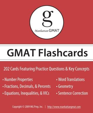 Manhattan GMAT Flashcards Cover Image
