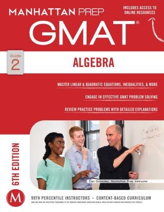 GMAT Algebra Strategy Guide Cover Image