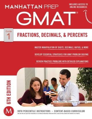 GMAT Fractions, Decimals, & Percents Cover Image