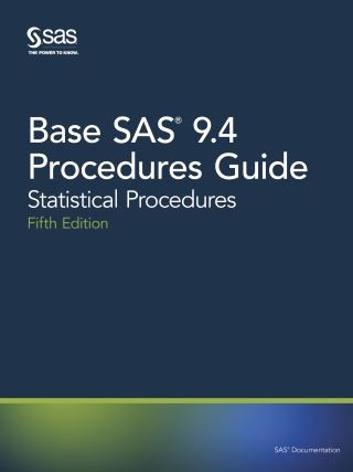 Base SAS 9.4 Procedures Guide Cover Image