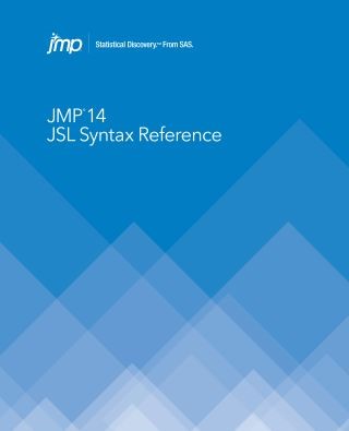 JMP 14 JSL Syntax Reference Cover Image