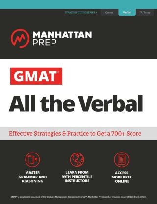 GMAT All the Verbal Cover Image