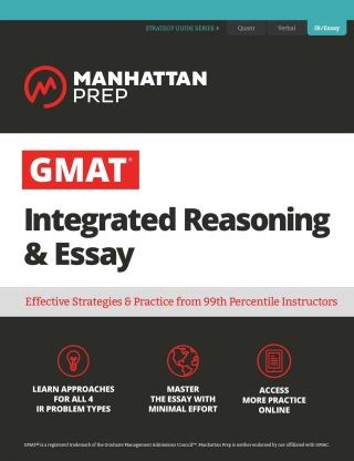 GMAT Integrated Reasoning & Essay Cover Image