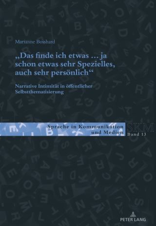 «Das finde ich etwas (.) ja schon etwas sehr Spezielles, auch sehr persoenlich.» Cover Image