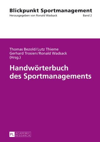Handwoerterbuch des Sportmanagements Cover Image