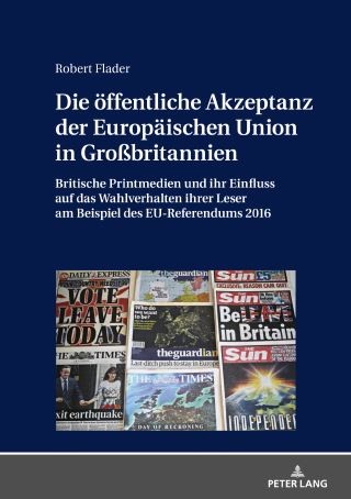 Die oeffentliche Akzeptanz der Europaeischen Union in Großbritannien Cover Image