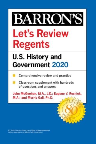 Let's Review Regents: U.S. History and Government 2020 Cover Image