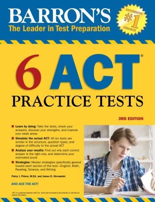 6 ACT Practice Tests Cover Image
