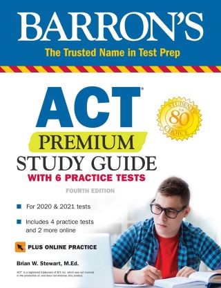 ACT Premium Study Guide with 6 Practice Tests Cover Image