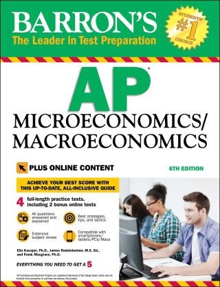 AP Microeconomics/Macroeconomics with Online Tests Cover Image