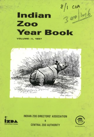 Indian Zoo Year Book Volume II, 1997 Cover Image
