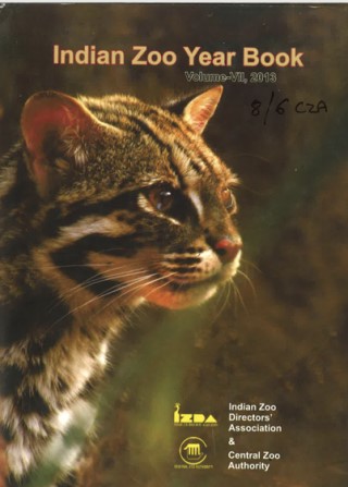 Indian Zoo Year Book Volume VII 2013 Cover Image